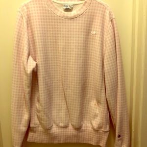 Champions pink fleece sweater shirt